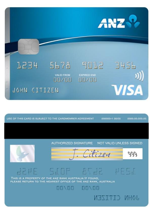 Australia ANZ Low Rate credit visa card